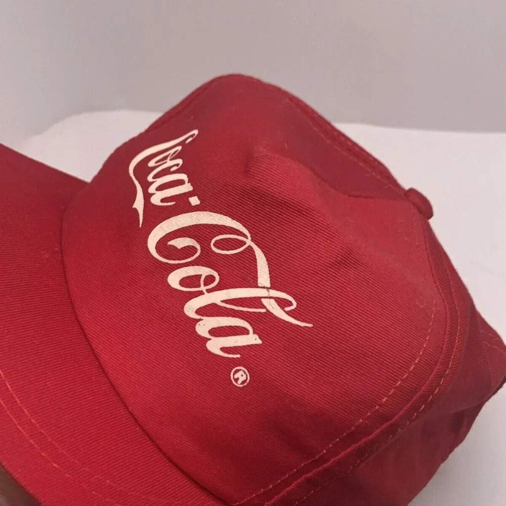 Vintage Coca Cola Trucker Cap Hat baseball red ret - Picture 3 of 5